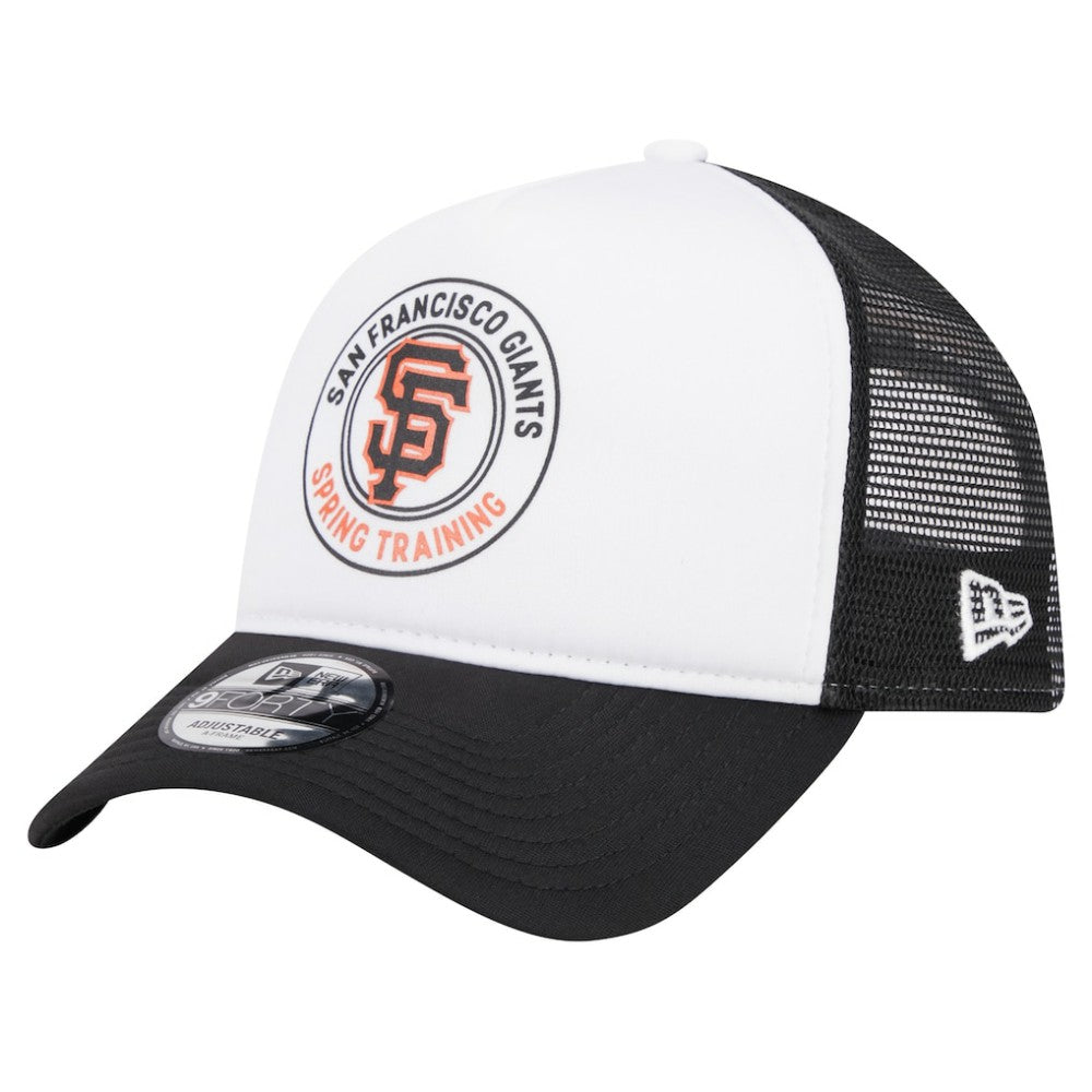 San Francisco Giants New Era Spring Training Circle Foam A-Frame 9FORTY Trucker Adjustable Hat Online