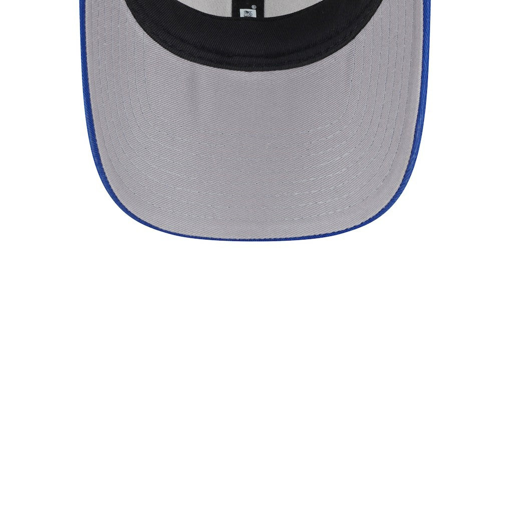 New Era - Philadelphia 76ers Throwback Patch Trucker 9FORTY Adjustable Hat - Khaki/Royal