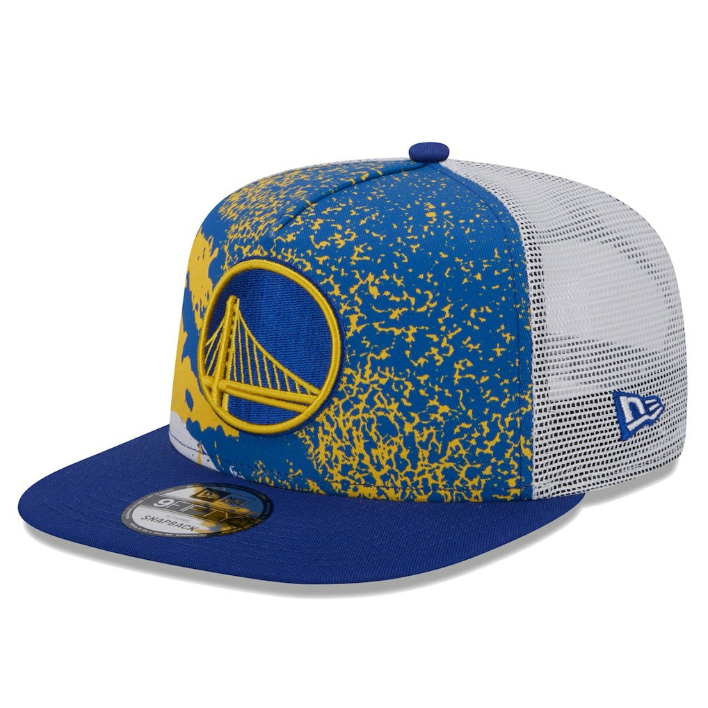 New Era - Golden State Warriors Court Sport Speckle 9FIFTY Snapback Hat - Royal