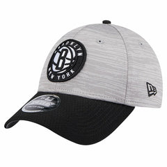 New Era - Brooklyn Nets Active Digi-Tech Two-Tone 9FORTY Adjustable Hat - Heather Gray/Black