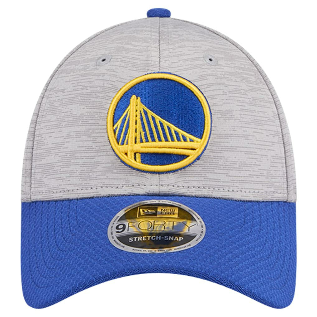 New Era - Golden State Warriors Active Digi-Tech Two-Tone 9FORTY Adjustable Hat - Heather Gray/Royal