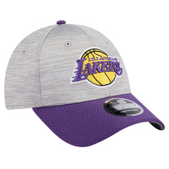 New Era - Los Angeles Lakers Active Digi-Tech Two-Tone 9FORTY Adjustable Hat - Heather Gray/Purple