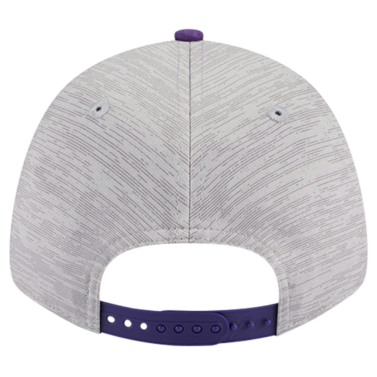 New Era - Los Angeles Lakers Active Digi-Tech Two-Tone 9FORTY Adjustable Hat - Heather Gray/Purple