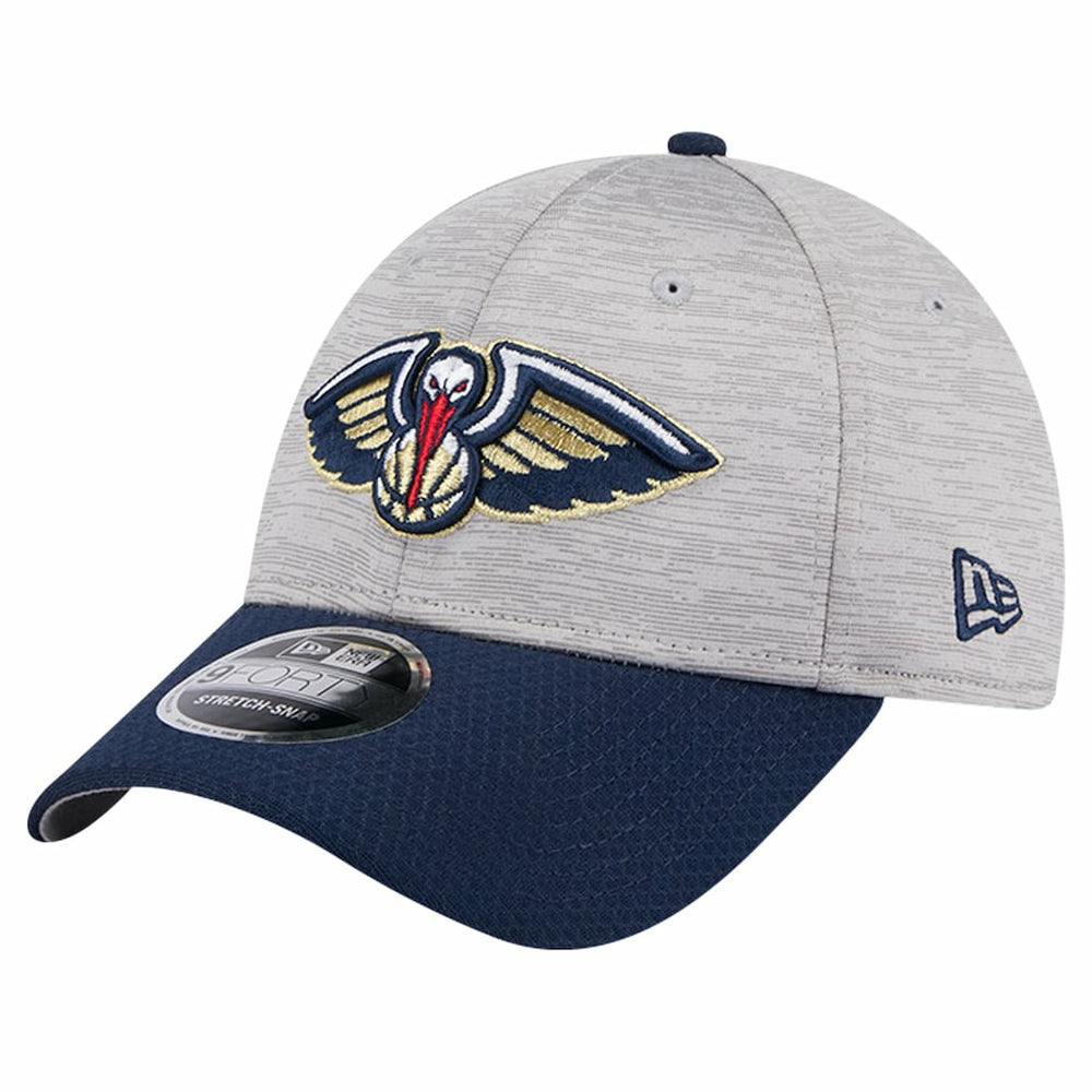 New Era - New Orleans Pelicans Active Digi-Tech Two-Tone 9FORTY Adjustable Hat - Heather Gray/Navy