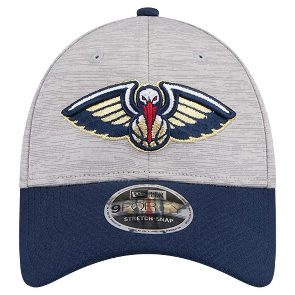 New Era - New Orleans Pelicans Active Digi-Tech Two-Tone 9FORTY Adjustable Hat - Heather Gray/Navy