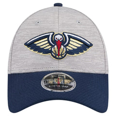 New Era - New Orleans Pelicans Active Digi-Tech Two-Tone 9FORTY Adjustable Hat - Heather Gray/Navy