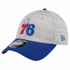 New Era - Philadelphia 76ers Active Digi-Tech Two-Tone 9FORTY Adjustable Hat - Heather Gray/Royal