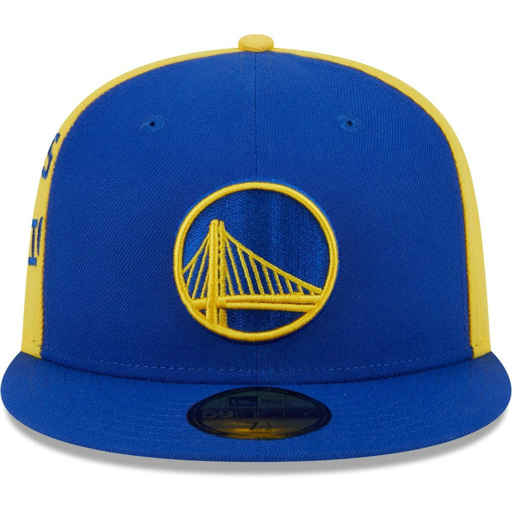 New Era - Golden State Warriors Gameday Wordmark 59FIFTY Fitted Hat - Royal/Gold
