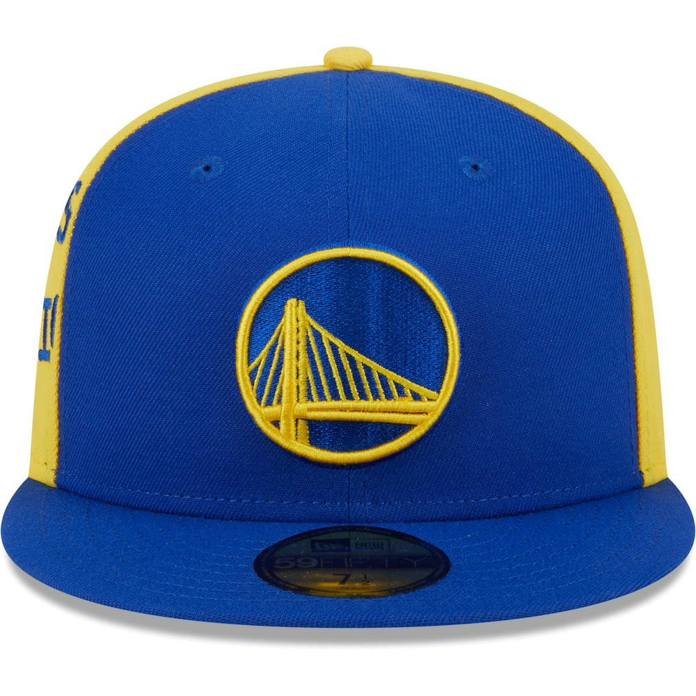 New Era - Golden State Warriors Gameday Wordmark 59FIFTY Fitted Hat - Royal/Gold