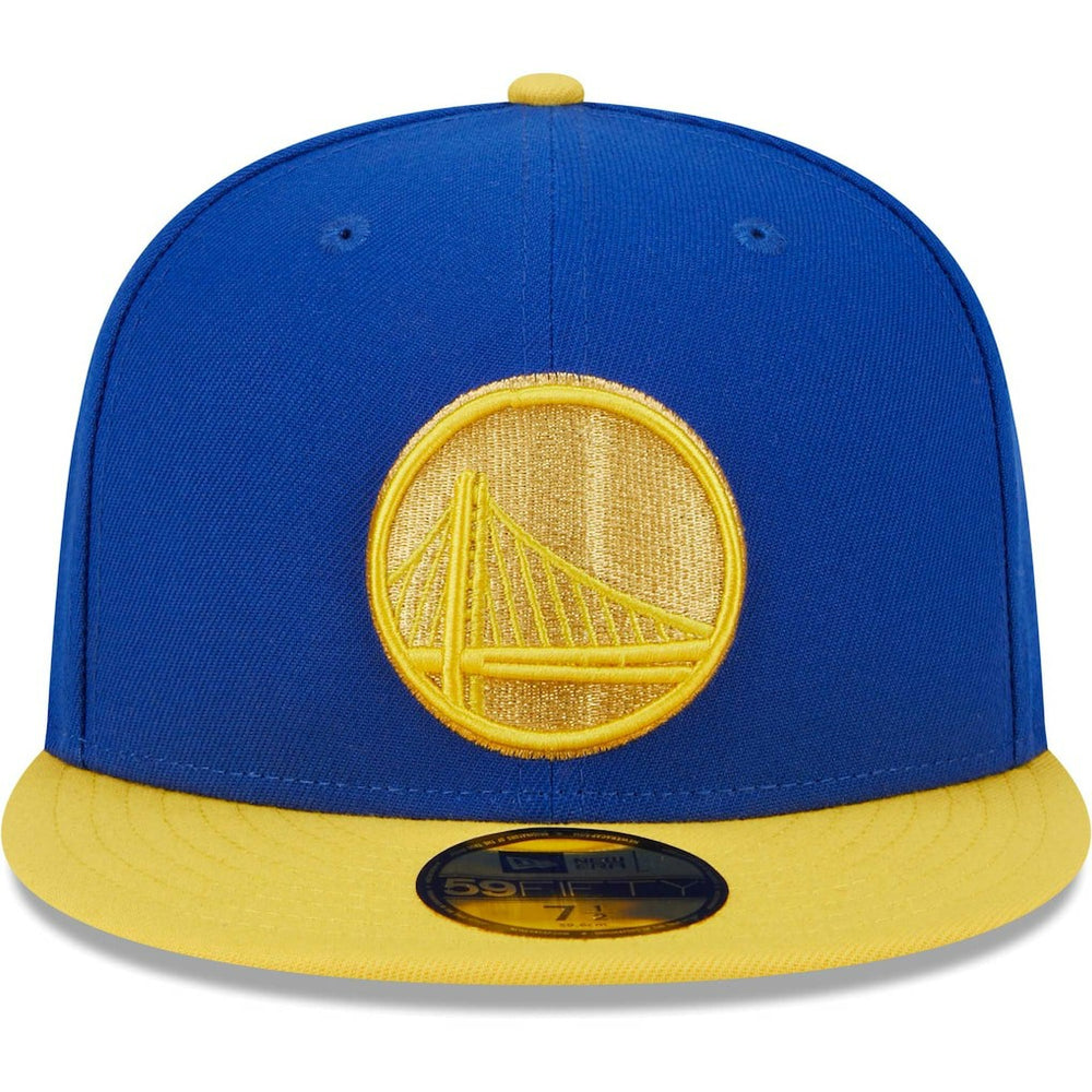 New Era - Golden State Warriors Gameday Gold Pop Stars 59FIFTY Fitted Hat - Royal/Gold