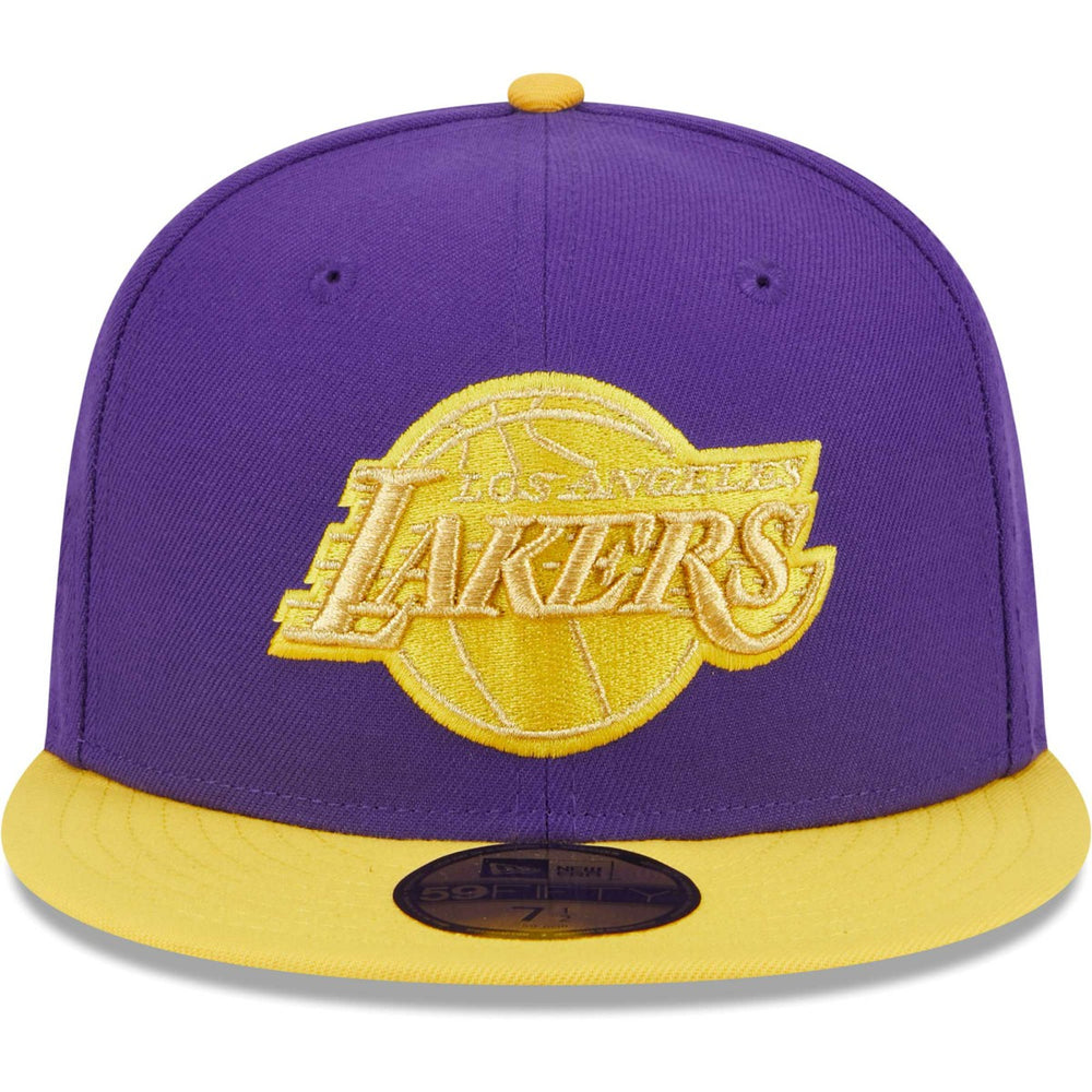 New Era - Los Angeles Lakers Gameday Gold Pop Stars 59FIFTY Fitted Hat - Purple/Gold
