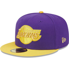 New Era - Los Angeles Lakers Gameday Gold Pop Stars 59FIFTY Fitted Hat - Purple/Gold