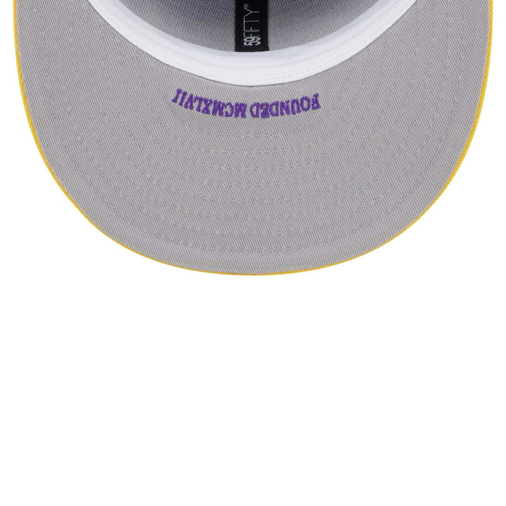 New Era - Los Angeles Lakers Gameday Gold Pop Stars 59FIFTY Fitted Hat - Purple/Gold