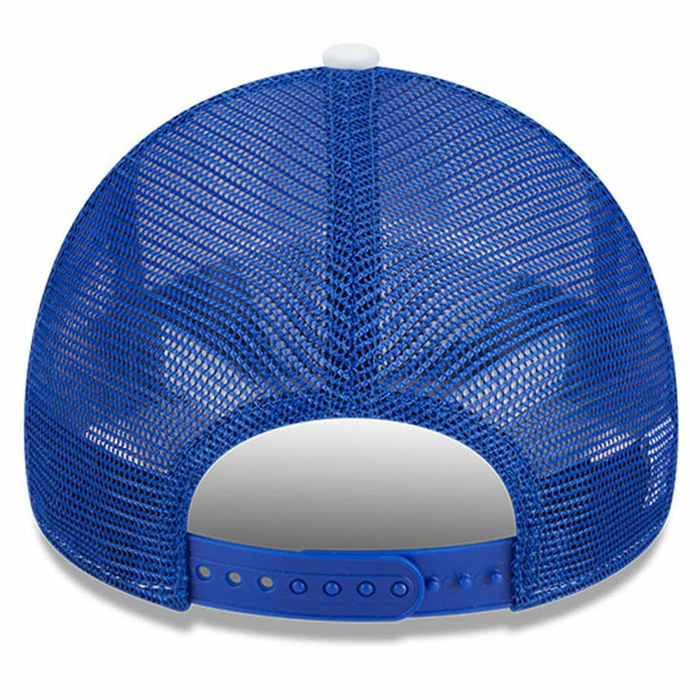 New Era - Golden State Warriors Court Sport Foam A-Frame 9FORTY Adjustable Trucker Hat - White/Royal