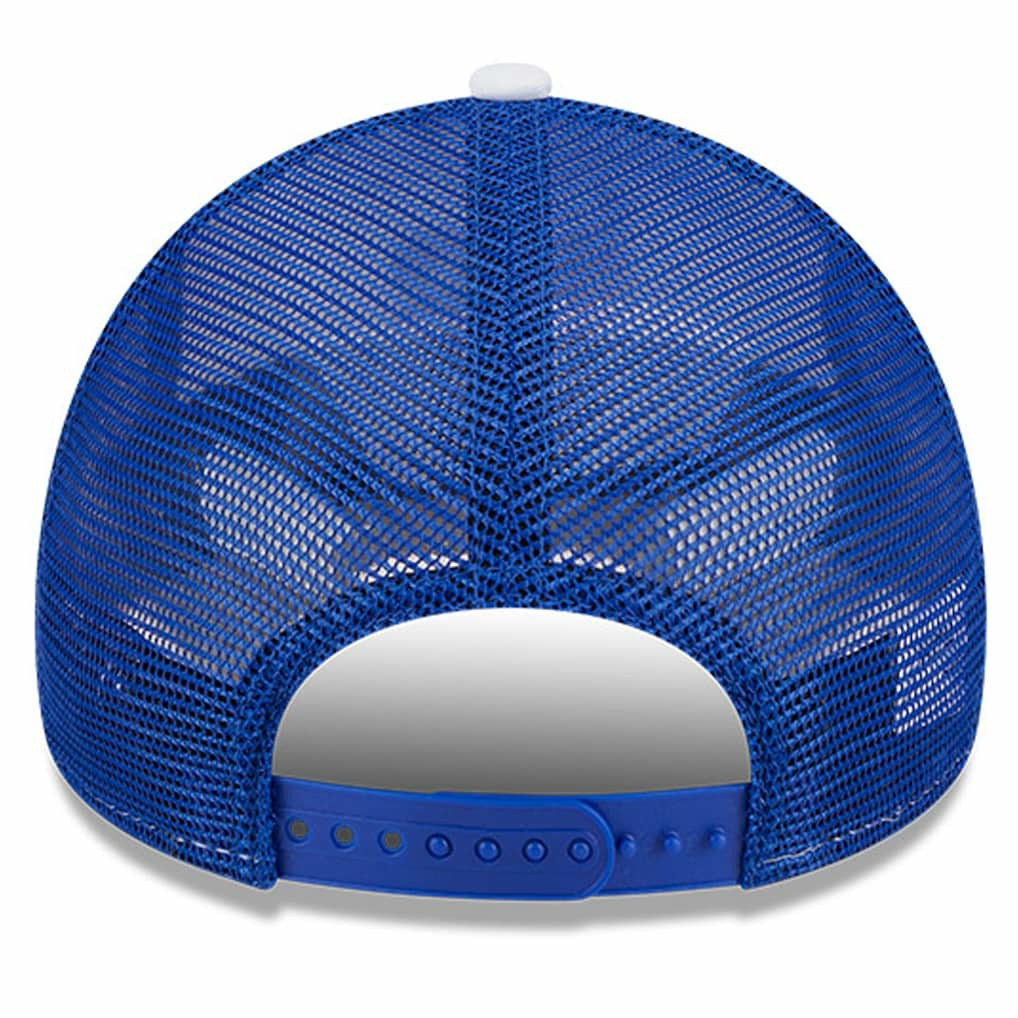New Era - Philadelphia 76ers Court Sport Foam A-Frame 9FORTY Adjustable Trucker Hat - White/Royal