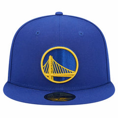 New Era - Golden State Warriors Court Sport Leather Applique 59FIFTY Fitted Hat - Royal
