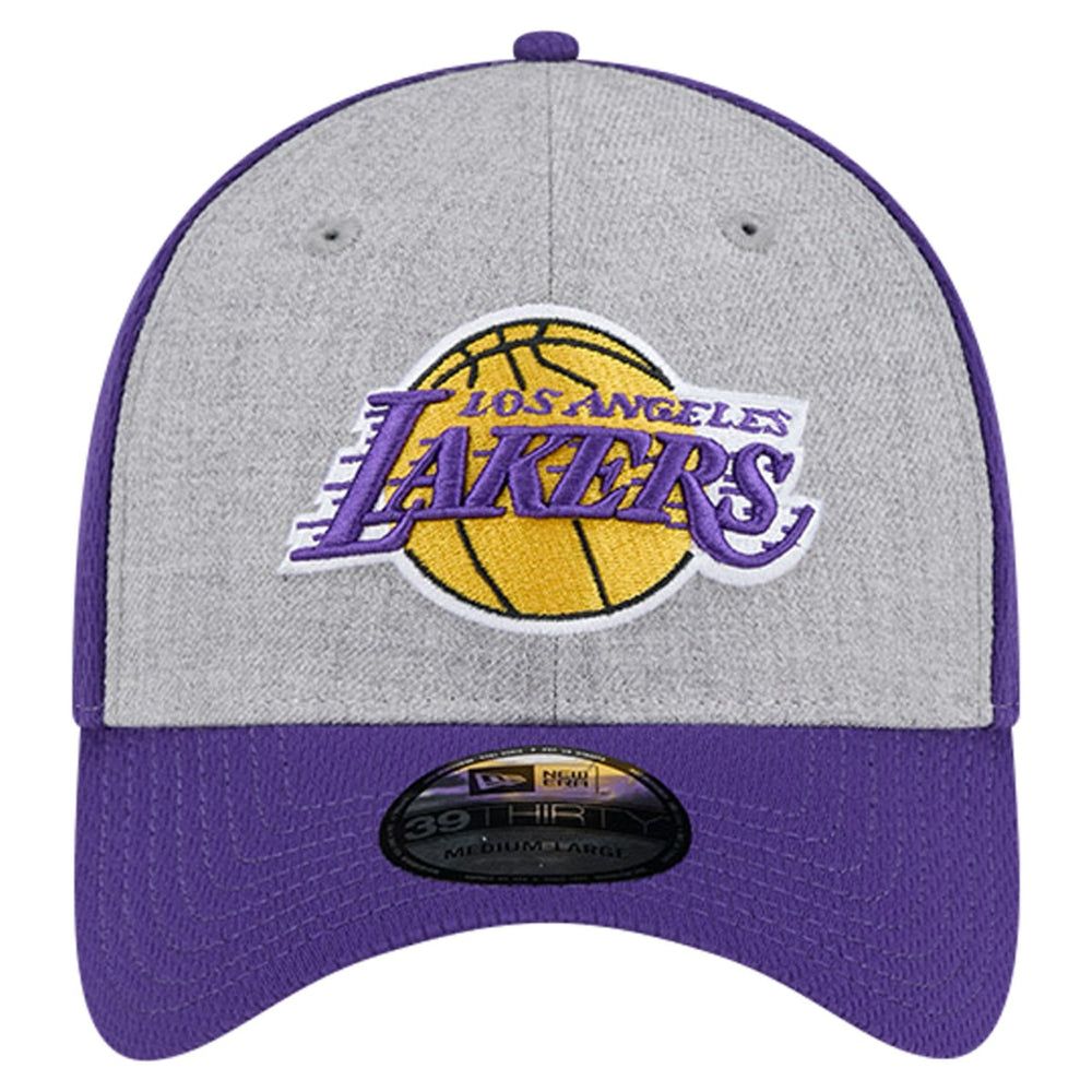 New Era - Los Angeles Lakers Two-Tone 39THIRTY Flex Hat - Heather Gray/Purple