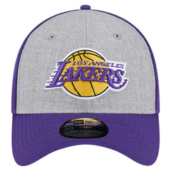New Era - Los Angeles Lakers Two-Tone 39THIRTY Flex Hat - Heather Gray/Purple
