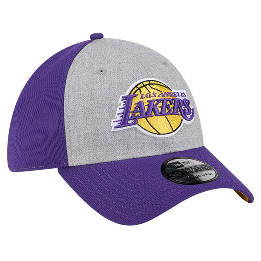New Era - Los Angeles Lakers Two-Tone 39THIRTY Flex Hat - Heather Gray/Purple