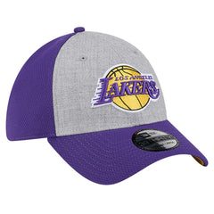 New Era - Los Angeles Lakers Two-Tone 39THIRTY Flex Hat - Heather Gray/Purple