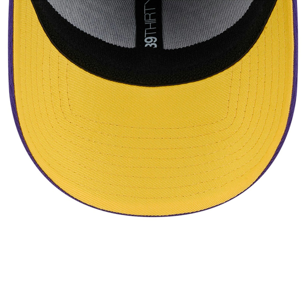 New Era - Los Angeles Lakers Two-Tone 39THIRTY Flex Hat - Heather Gray/Purple
