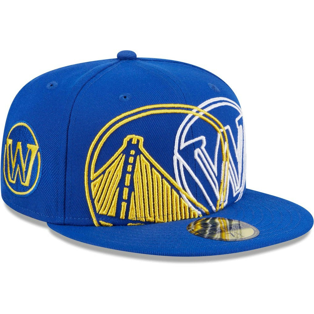 New Era - Golden State Warriors Game Day Hollow Logo Mashup 59FIFTY Fitted Hat - Royal