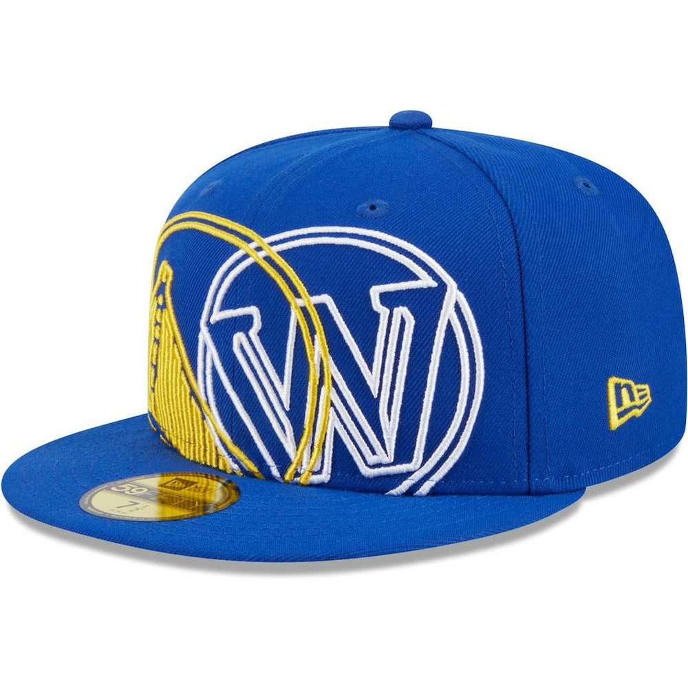 New Era - Golden State Warriors Game Day Hollow Logo Mashup 59FIFTY Fitted Hat - Royal