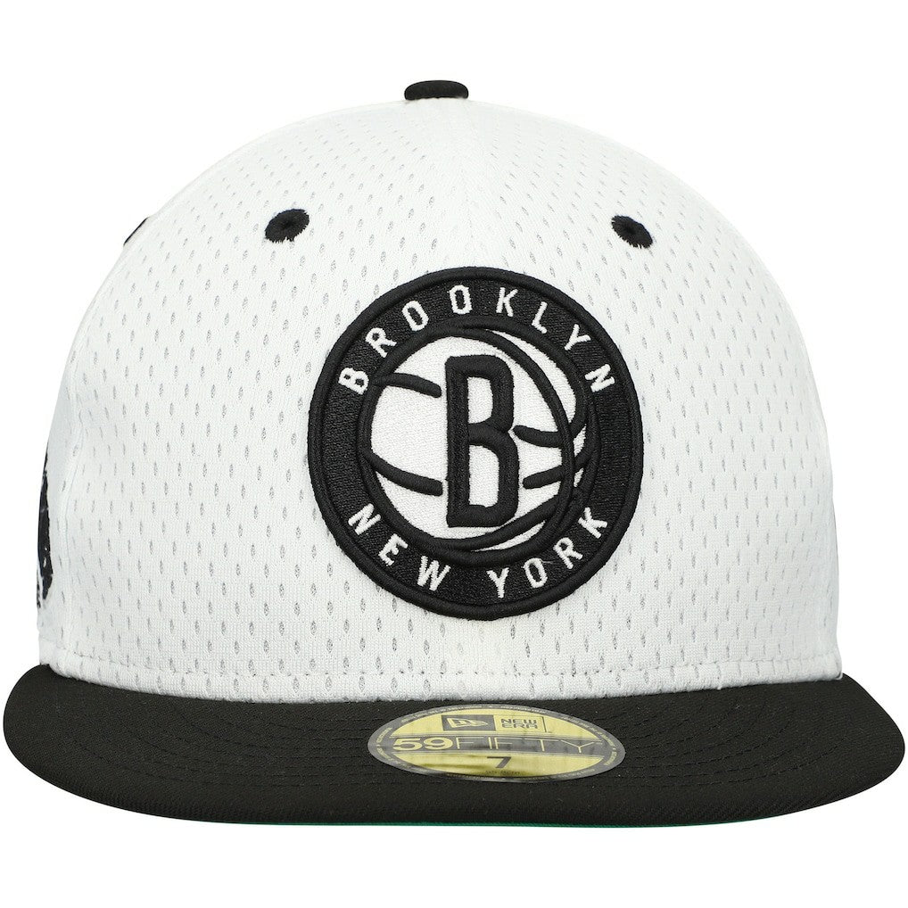 New Era - Brooklyn Nets Throwback 2Tone 59FIFTY Fitted Hat - White/Black