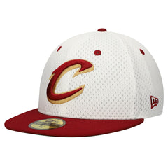 New Era - Cleveland Cavaliers Throwback 2Tone 59FIFTY Fitted Hat - White/Wine