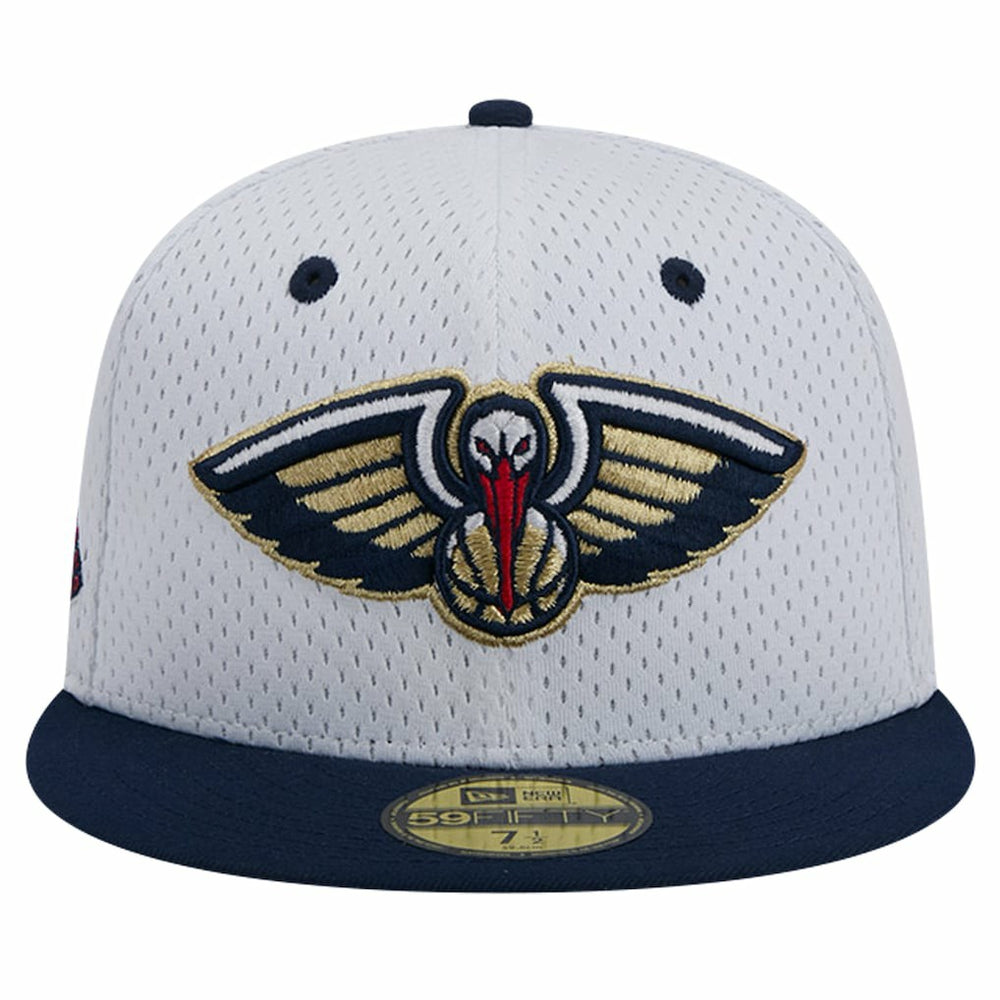 New Era - New Orleans Pelicans Throwback 2Tone 59FIFTY Fitted Hat - White/Navy