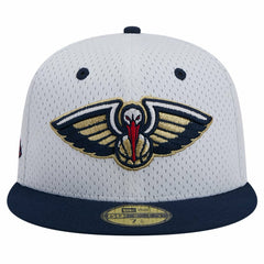 New Era - New Orleans Pelicans Throwback 2Tone 59FIFTY Fitted Hat - White/Navy