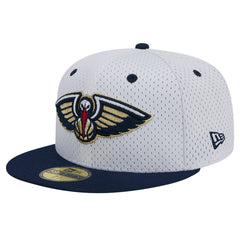 New Era - New Orleans Pelicans Throwback 2Tone 59FIFTY Fitted Hat - White/Navy