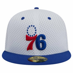 New Era - Philadelphia 76ers Throwback 2Tone 59FIFTY Fitted Hat - White/Royal