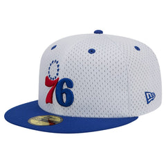 New Era - Philadelphia 76ers Throwback 2Tone 59FIFTY Fitted Hat - White/Royal