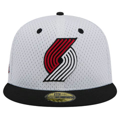 New Era - Portland Trail Blazers Throwback 2Tone 59FIFTY Fitted Hat - White/Black