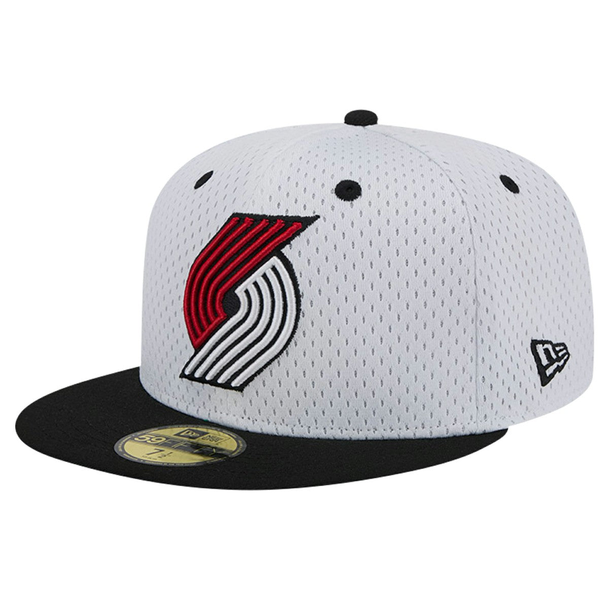 New Era - Portland Trail Blazers Throwback 2Tone 59FIFTY Fitted Hat - White/Black