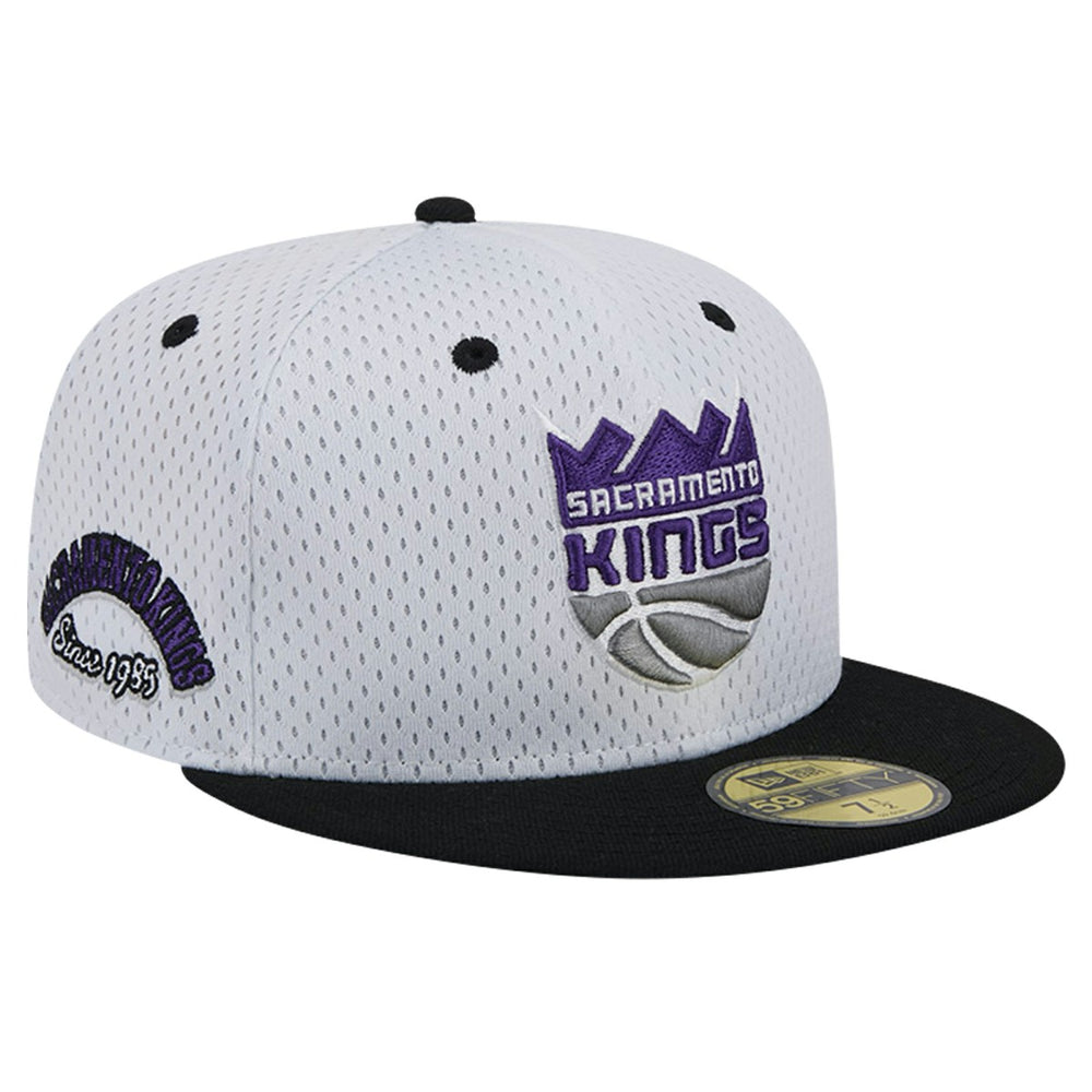 New Era - Sacramento Kings Throwback 2Tone 59FIFTY Fitted Hat - White/Black