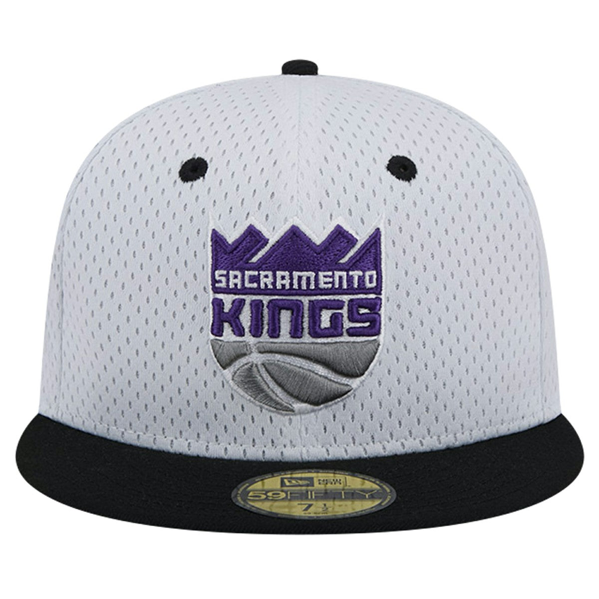 New Era - Sacramento Kings Throwback 2Tone 59FIFTY Fitted Hat - White/Black