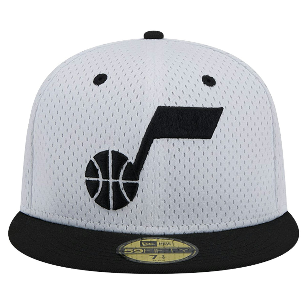 New Era - Utah Jazz Throwback 2Tone 59FIFTY Fitted Hat - White/Black