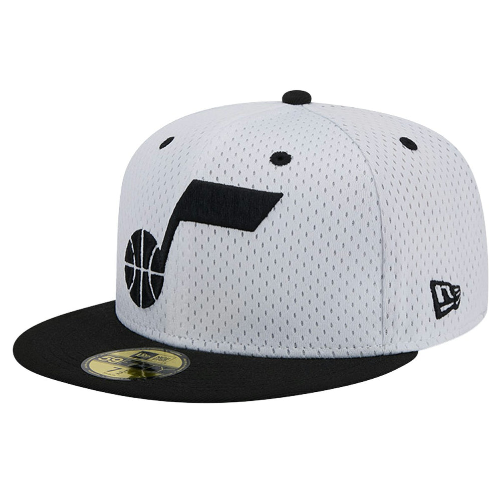 New Era - Utah Jazz Throwback 2Tone 59FIFTY Fitted Hat - White/Black