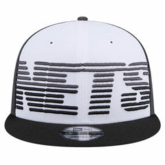 New Era - Brooklyn Nets Throwback Gradient Tech Font 9FIFTY Snapback Hat - White/Black