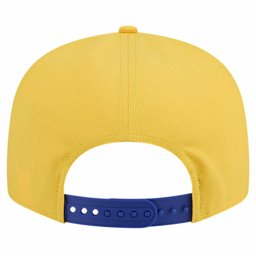 New Era - Golden State Warriors Throwback Gradient Tech Font 9FIFTY Snapback Hat - White/Royal