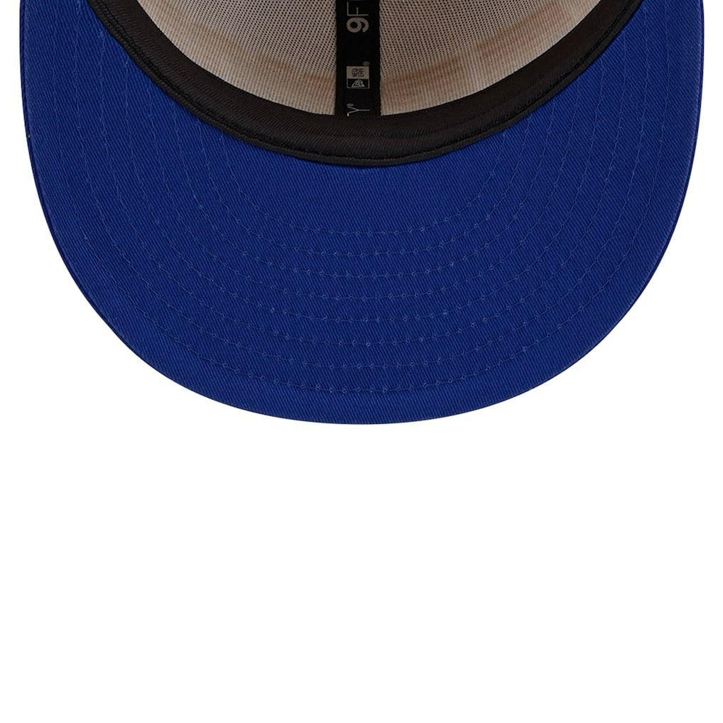 New Era - Golden State Warriors Throwback Gradient Tech Font 9FIFTY Snapback Hat - White/Royal