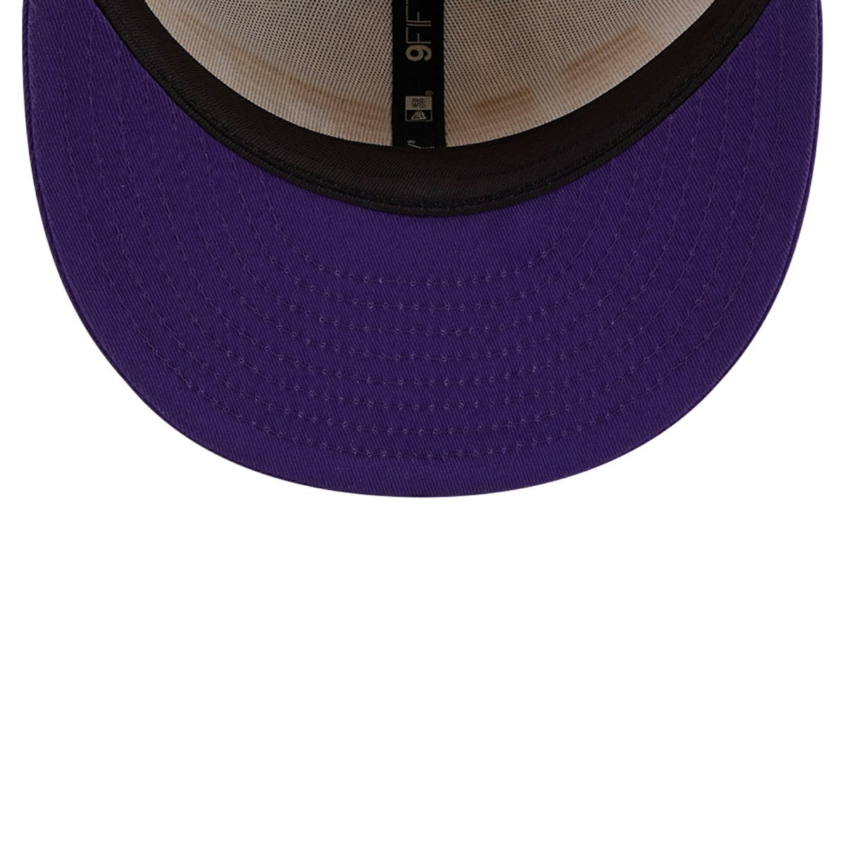 New Era - Los Angeles Lakers Throwback Gradient Tech Font 9FIFTY Snapback Hat - White/Purple
