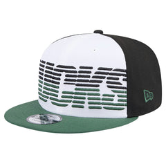 New Era - Milwaukee Bucks Throwback Gradient Tech Font 9FIFTY Snapback Hat - White/Hunter Green