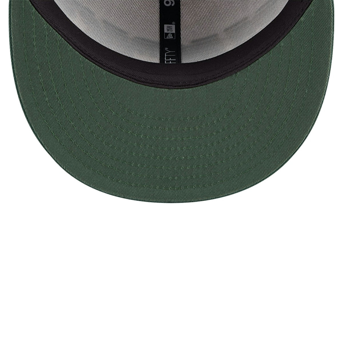 New Era - Milwaukee Bucks Throwback Gradient Tech Font 9FIFTY Snapback Hat - White/Hunter Green