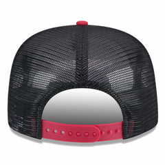New Era - Miami Heat Throwback Team Arch Golfer Snapback Hat - Black/Red