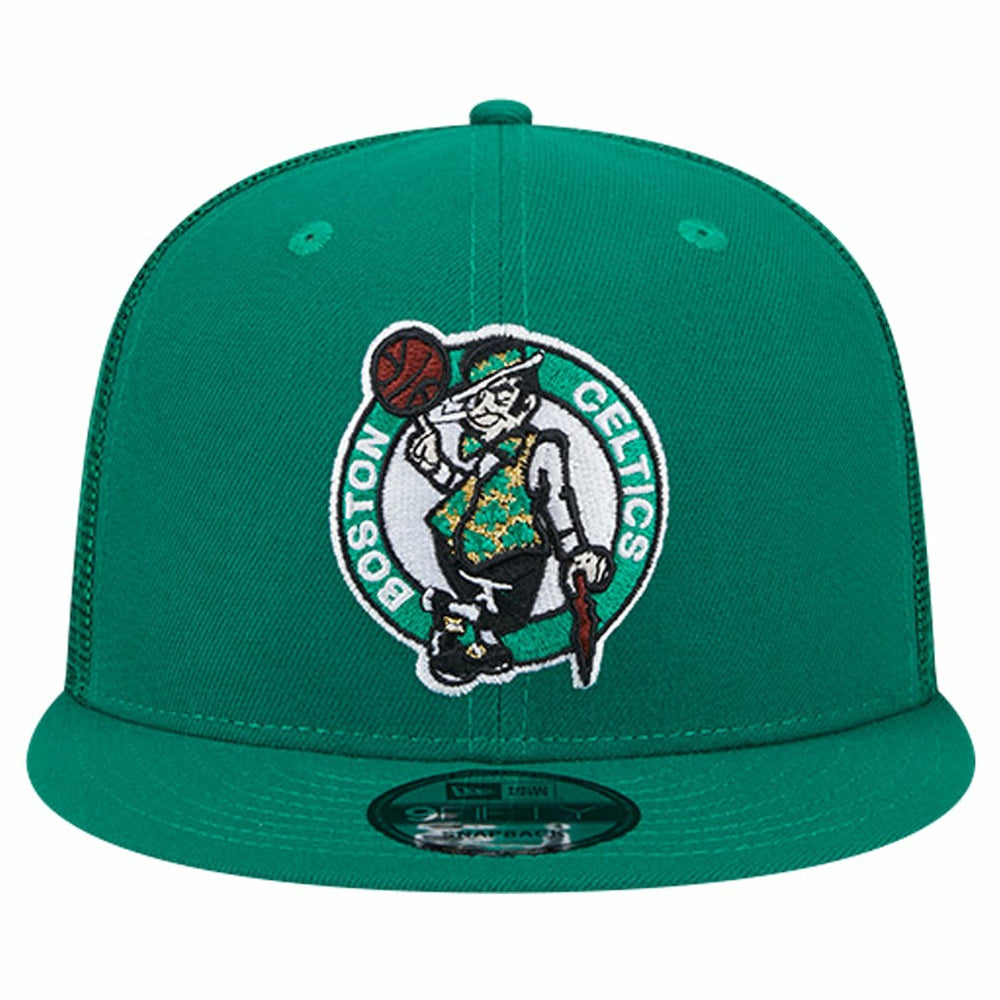 New Era - Boston Celtics Meshback 9FIFTY Snapback Hat - Kelly Green