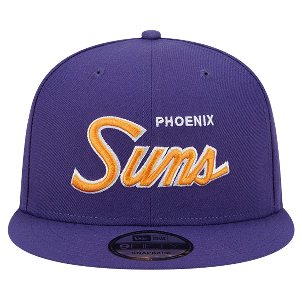 New Era - Phoenix Suns Script Side Patch 9FIFTY Snapback Hat - Purple