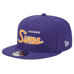 New Era - Phoenix Suns Script Side Patch 9FIFTY Snapback Hat - Purple